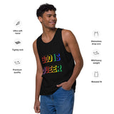 God is Queer premium tank top