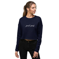 Just Love Crop Sweatshirt