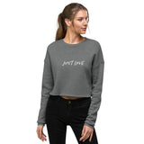 Just Love Crop Sweatshirt