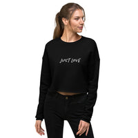 Just Love Crop Sweatshirt