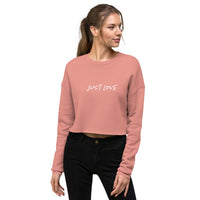 Just Love Crop Sweatshirt