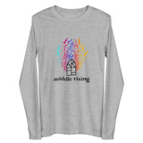 Middle Rising Long Sleeve T-shirt (Unisex)