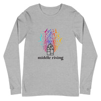 Middle Rising Long Sleeve Tee (Unisex)