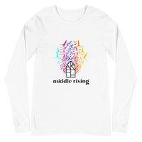 Middle Rising Long Sleeve Tee (Unisex)