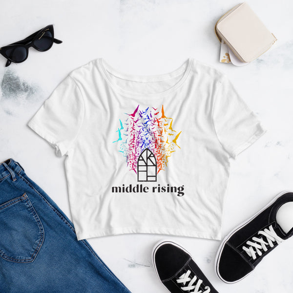 Middle Rising Crop Top